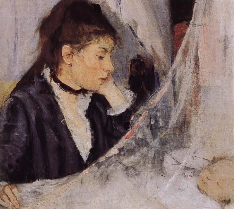 Berthe Morisot Detail of Cradle Norge oil painting art
